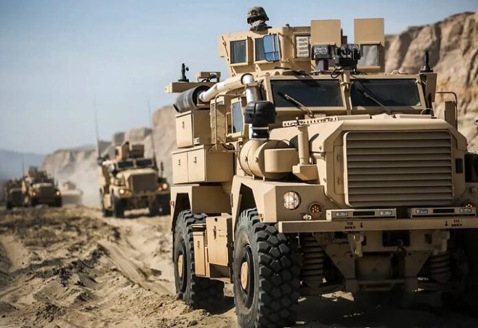 Американский броневик Cougar MRAP