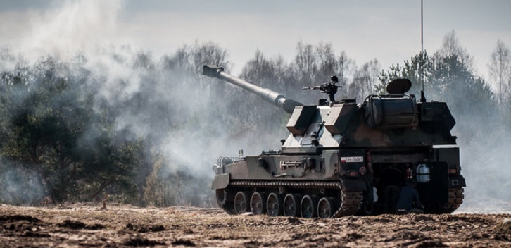 Польская САУ Krab на базе K9 Thunder