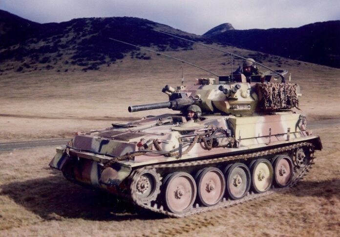 Британский разведывательный танк FV101 Scorpion