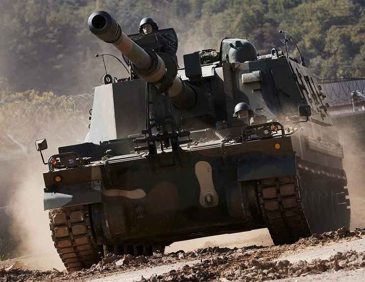 Южнокорейская САУ K9 Thunder