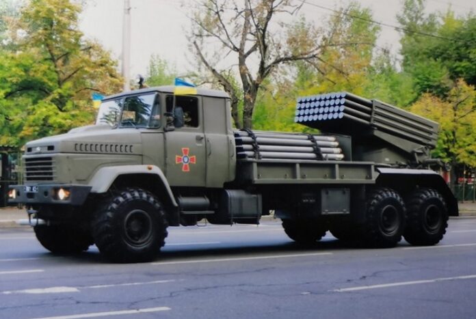 ВСУ показали боевое применение РСЗО 