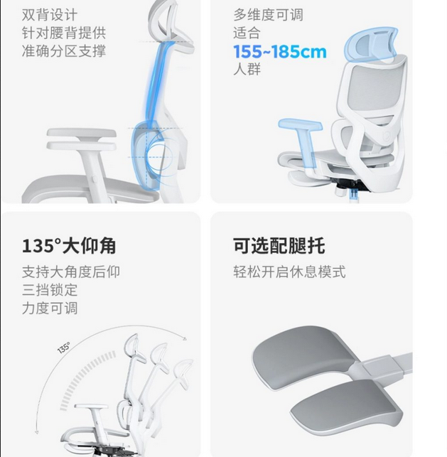 Эргономичное кресло Lenovo Xiaoxin Ergonomic Chair C5 Air поступило в продажу в Китае
