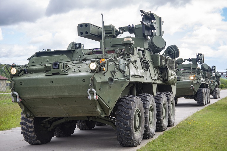 General Dynamics отримала замовлення на поставку 300 одиниць БТР Stryker DVHA1