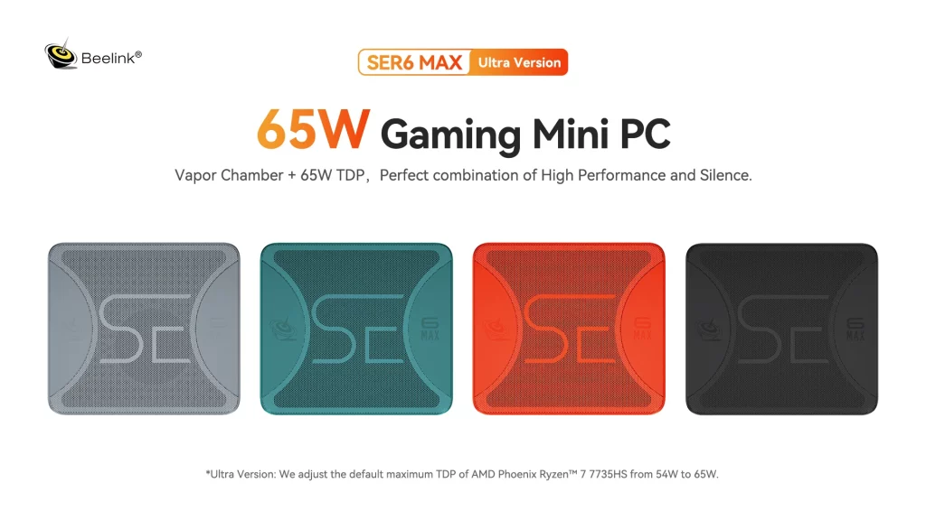 Игровой ПК карманного типа Beelink SER6 MAX представлен официально
