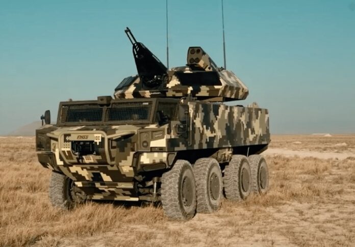 Компания Roketsan представила мобильный ЗРК Burc
