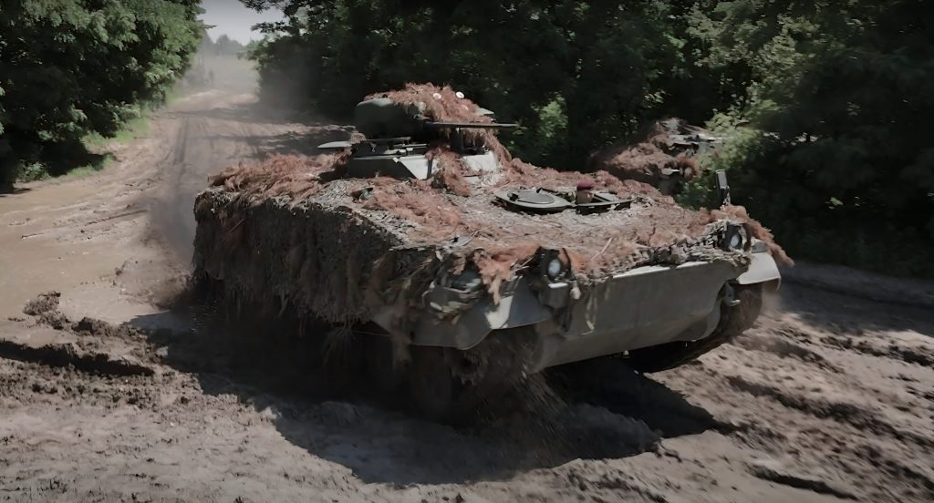 ЗСУ вперше показали маневри БМП Marder 1A3