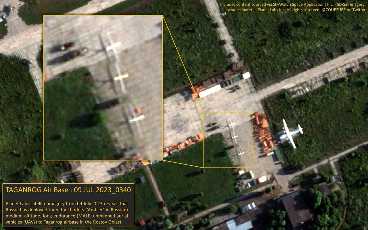 РФ може почати використовувати на півдні ударні дрони "Оріон" з Таганрога