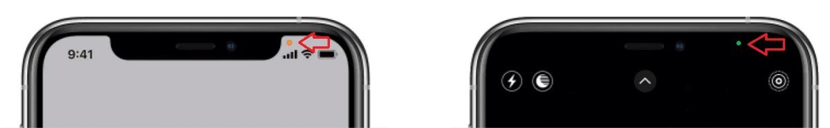 Что означают разноцветные точки на экране iPhone
