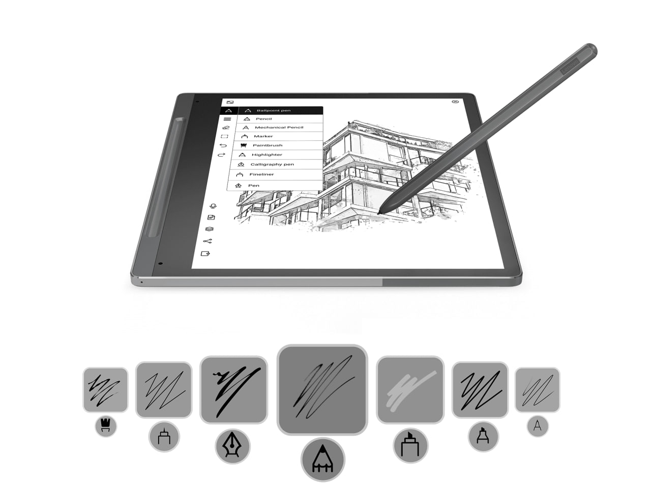 Lenovo презентовала в Украине инновационный цифровой блокнот Smart Paper для обучения, рисования, черчения и ведения конспектов