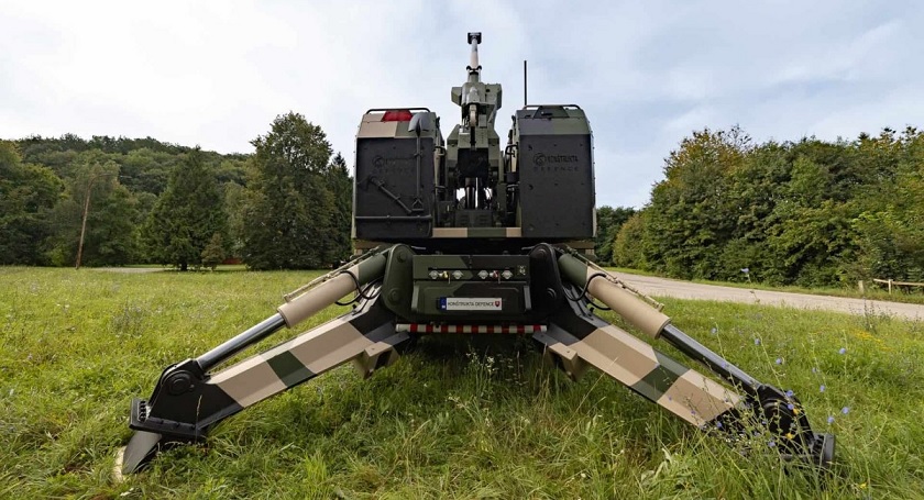Новітня словацька артустановка BIA дебютувала на DSEI-2023