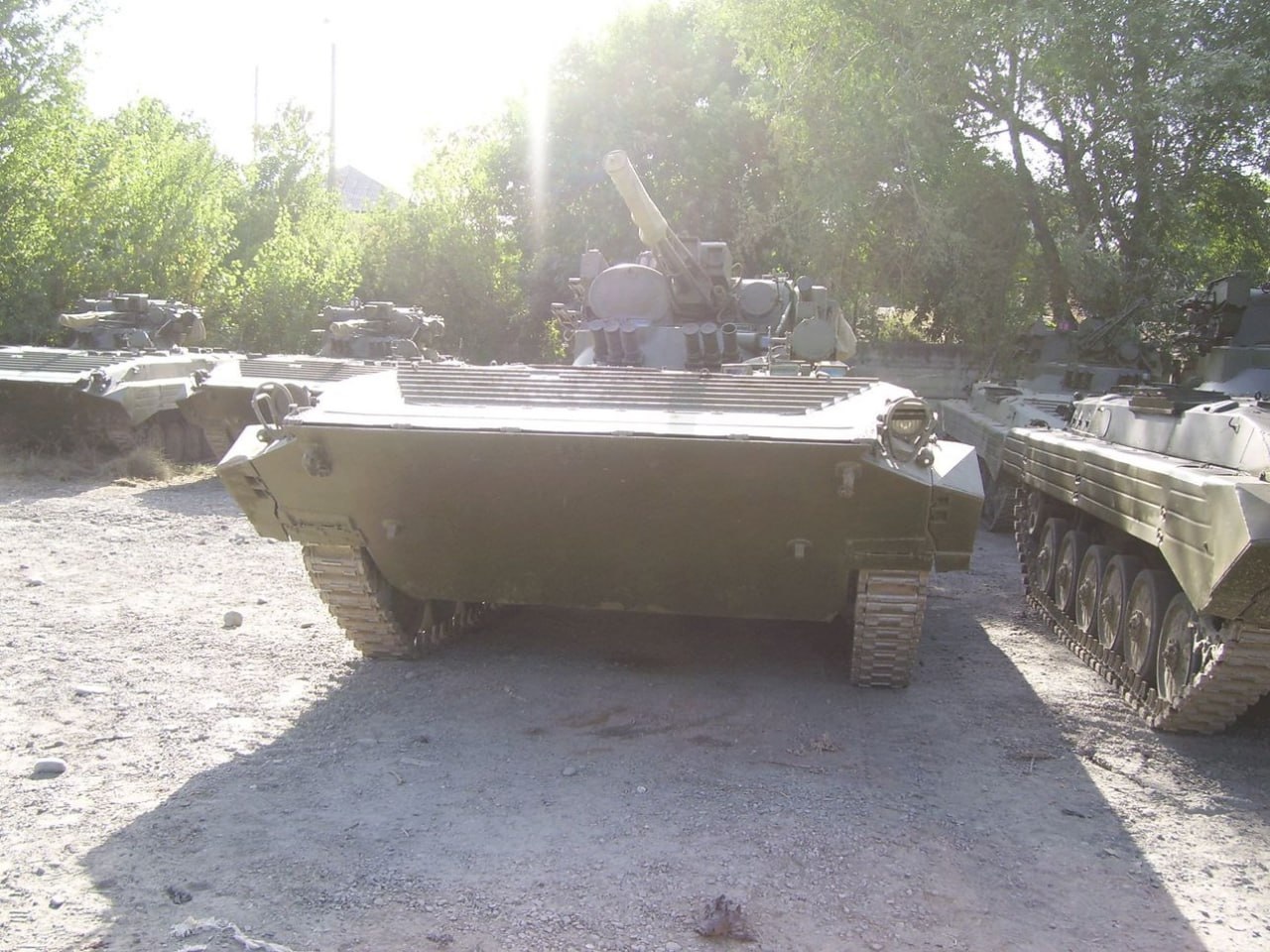 РФ почала використовувати БМП-1У "Шквал", які були захоплені в Грузії