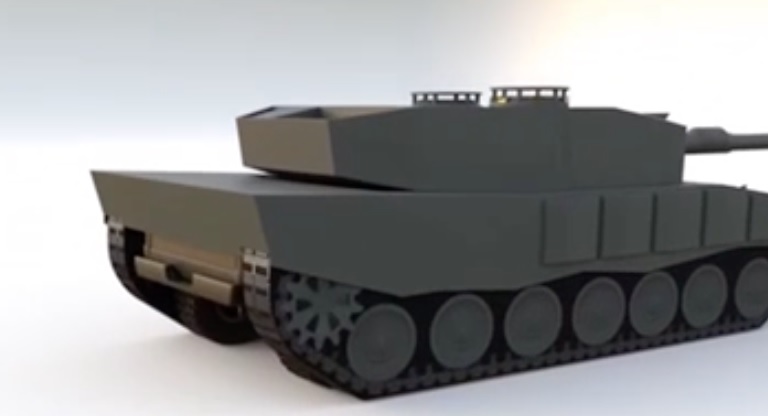 В Україні розробляється безпілотний макет Leopard 2