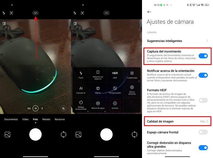 Настройки для улучшения камеры и фокусировки Xiaomi 