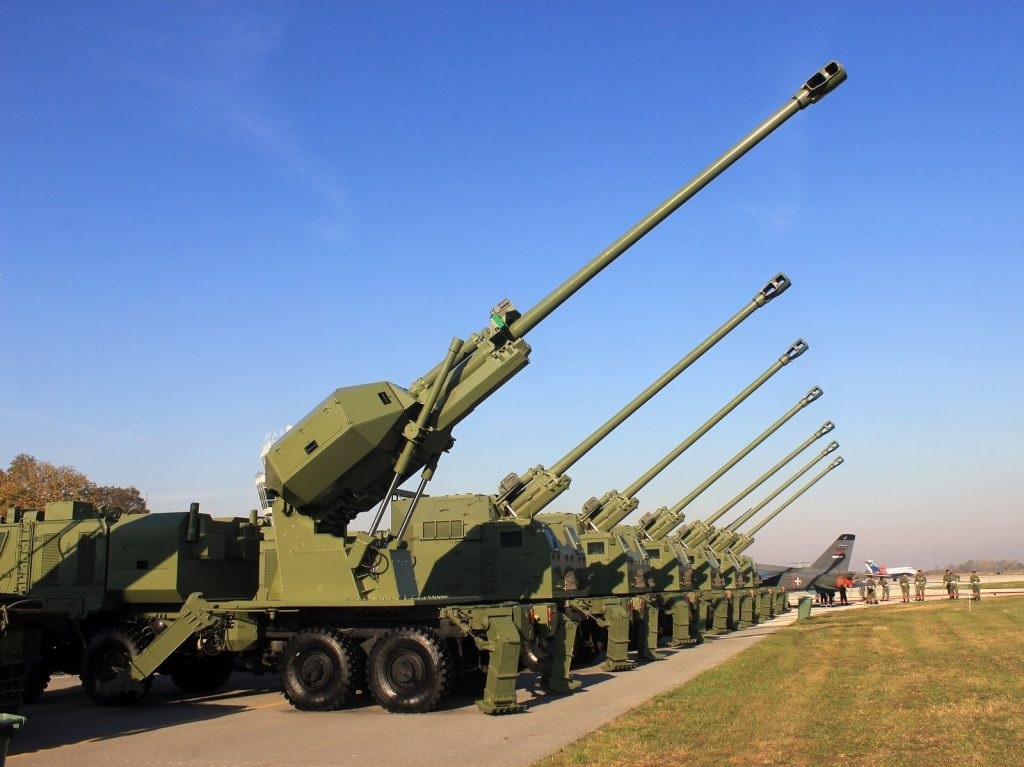 Yugoimport SDPR представила модернізовану 155-мм САУ Aleksandar