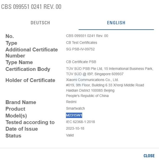 Новые часы Redmi Watch с Wear OS готовы к презентации 