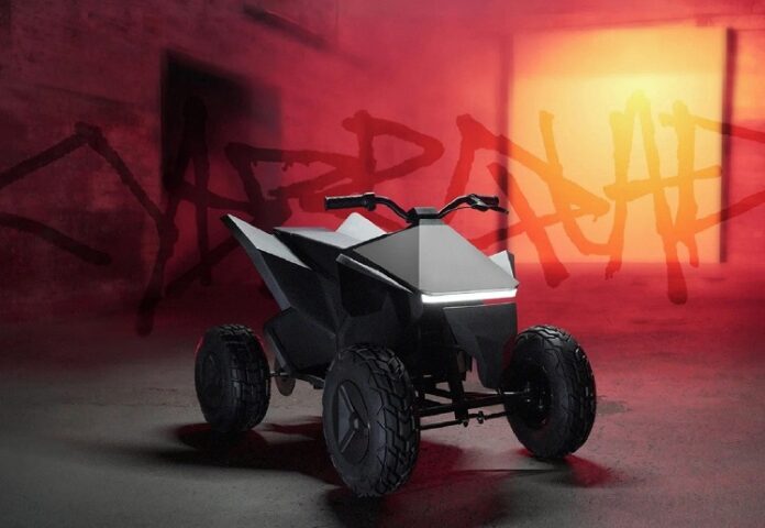 Tesla привезла в Европу запрещенный в США детский квадроцикл Cyberquad