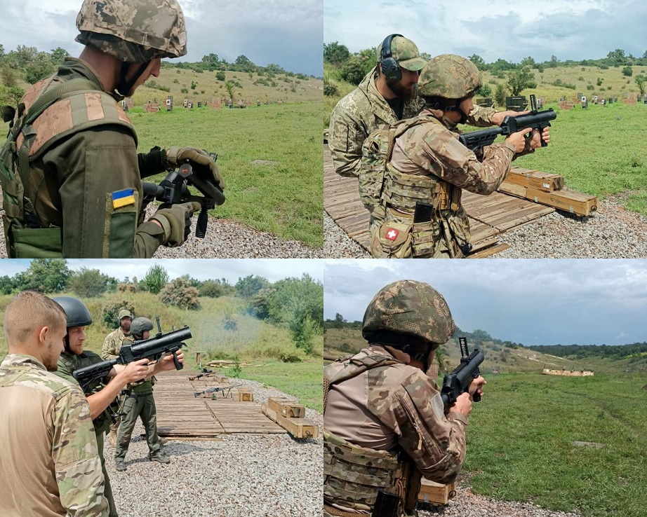 На вооружении бойцов НГУ замечены украинские гранатометы "Форт"