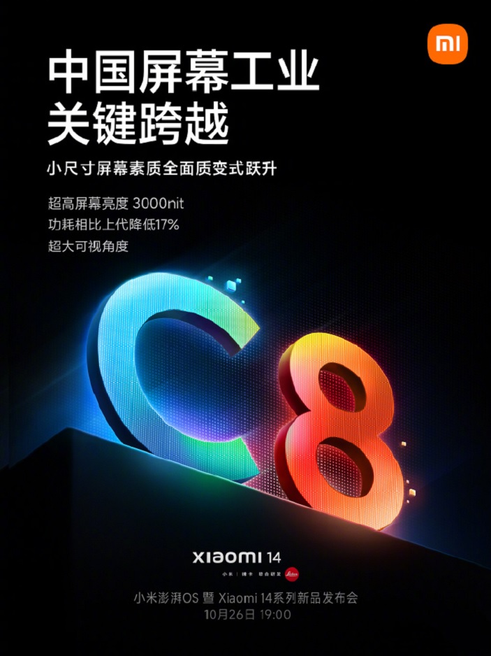 Xiaomi 14 оказался первым в мире смартфоном с яркостью дисплея 3 000 nit