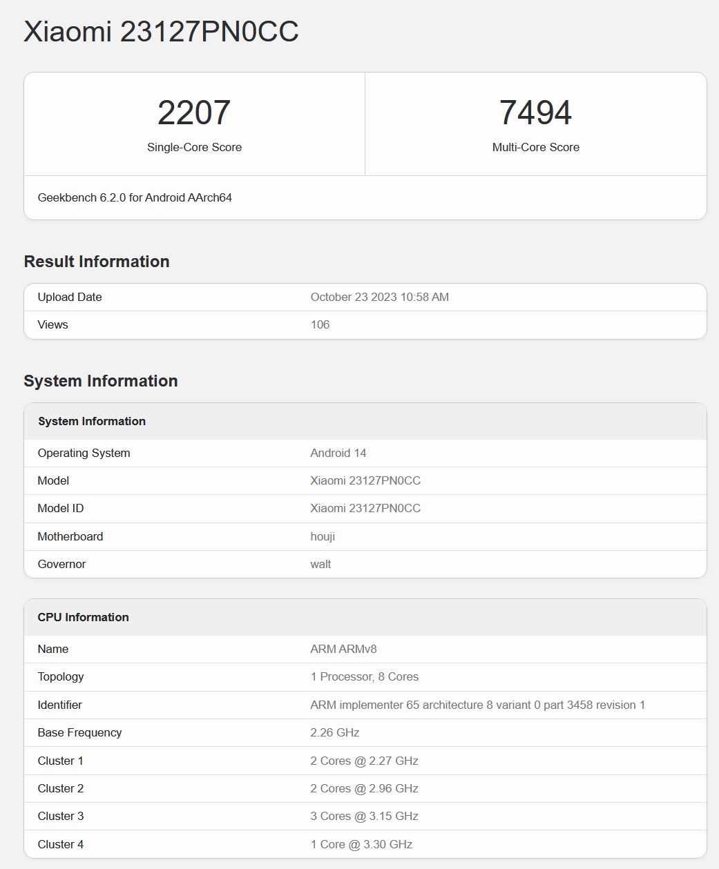 Xiaomi 14 Pro превзошел Galaxy S24 Ultra по производительности в Geekbench