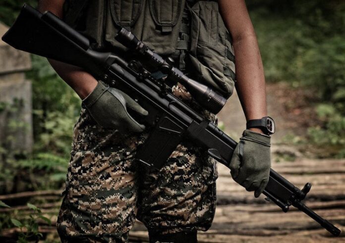 На озброєні украинских війсковіх помічені гвинтівки G3A3 от Heckler & Koch