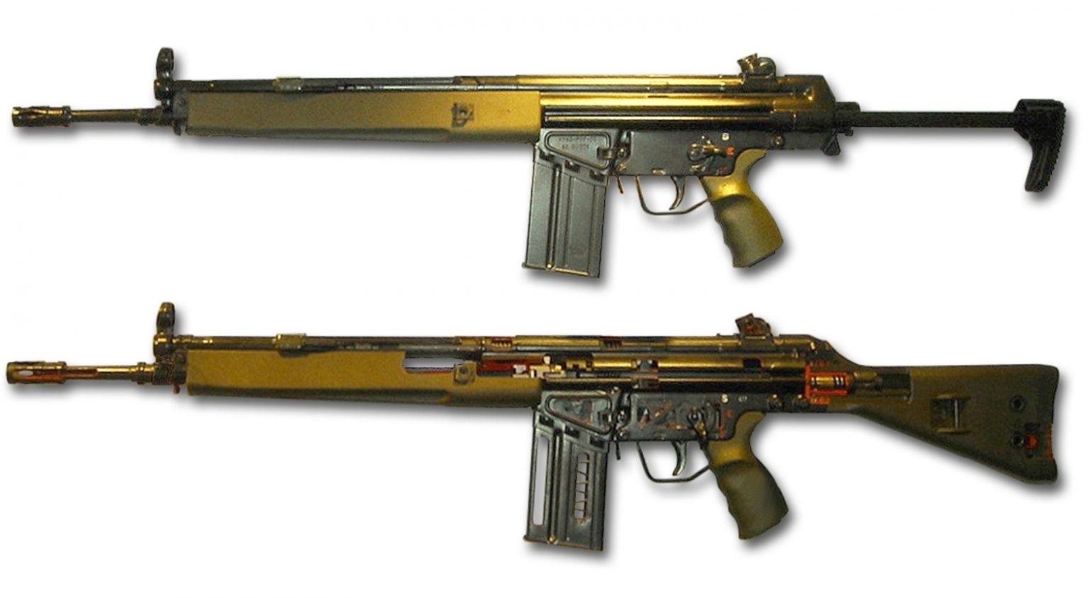 На озброєні украинских війсковіх помічені гвинтівки G3A3 от Heckler & Koch