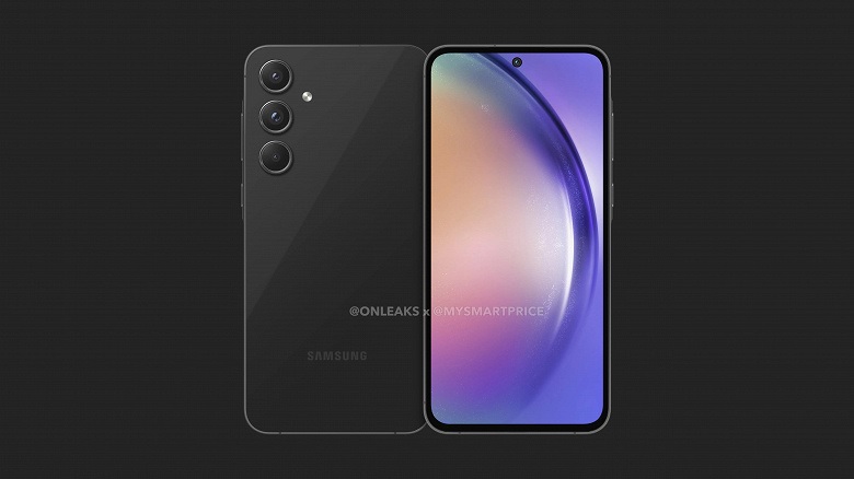 Galaxy A55 с графикой AMD и необычной рамкой предстал на качественных рендерах