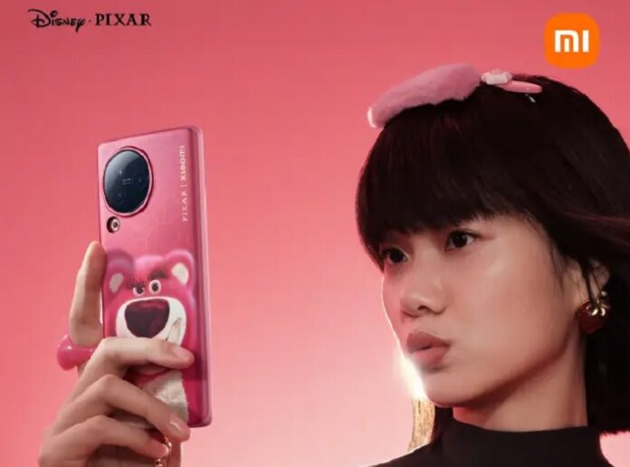 Xiaomi Civi 3 в версии Disney Strawberry Bear будет поставляться с чехлом с головой медведя