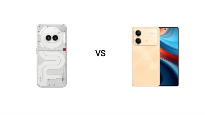 Nothing Phone 2А проти Poco X6 Neo: порівняння