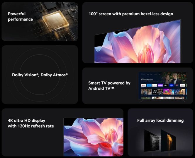 TV Max 100: первый 100-дюймовый телевизор Xiaomi для мирового рынка представлен официально